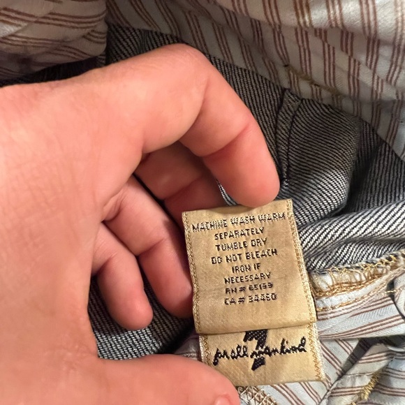 7 for all man kind designer jeans size 27 - Picture 5 of 7